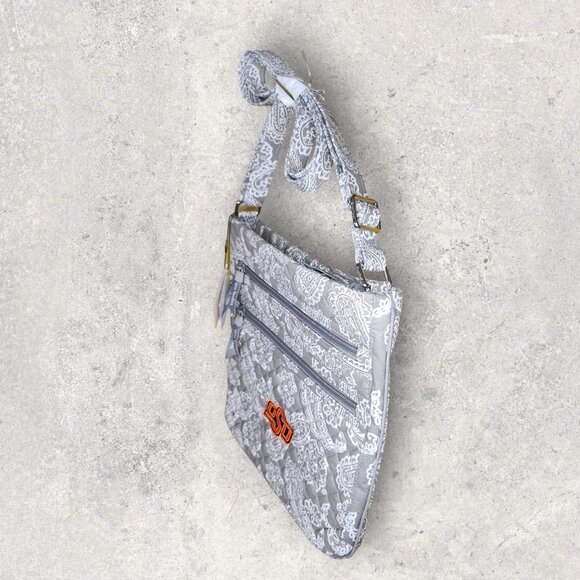 Vera Bradley Collegiate Crossbody - Oklahoma State University - Gray - NWT - Picture 5 of 7